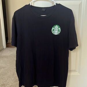 STARBUCKS BLACK T SHIRT
